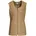 Kurzgröße Velourslederimitat-Weste in camel Gr 20