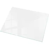Gehärtet Glas Glastisch Rechteckig Tischplatte Für Esstisch Reines Weiß 120x80