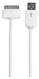 StarTech.com USB iPhone / iPad und iPod Ladekabel - USB auf Apple Dock Datenkabel - Daten-/Netzkabel für Digital Player - 28 AWG - Apple Dock-Stecker (M) - USB Typ A, 4-polig (M) - 1,0m - weiß (USB2ADC1M)