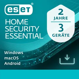 ESET Home Security Essential 2025 3 Geräte 2 Jahre DE Win Mac Android