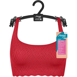 SLOGGI Zero Feel Bliss Festive Top - Damen, Gr. L - rot/jacquard