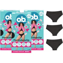 o.b. Periodenslip Größe XL/XXL wiederverwendbare Menstruationsunterwäsche 3 St.