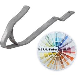 Dachhaken für Biber, gerade, 40mm gekröpft, RAL-Farben
