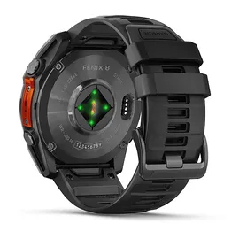 Garmin fenix 8 AMOLED 51 mm schwarz / schiefergrau mit QuickFit Silikon-Armband 26 mm