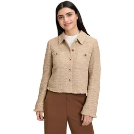 Betty Barclay Damen Blazer-Jacke Langarm 38, Beige - 38