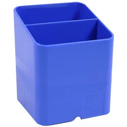 Exacompta 67779D 10x Stiftehalter Pen-Cube mit 2 Fächern - Stifte-Box Aquarel - Eisblau