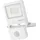 Osram ENDURA FLOOD PC 10W LED-Fluter mit Sensor, 3000K warmweiß, 1000 Lumen, IP44 weißes Flutlicht IR-Sensor 9m, Zeit/Lux-Funktion, Weiß