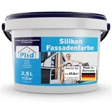 Plid Fassadenfarbe Weiß matt 2,5 l
