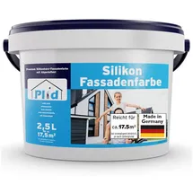 Plid Fassadenfarbe Weiß matt 2,5 l