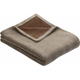 IBENA Wohndecke Kulturgut, IBENA, mit Wendeoptik, Kuscheldecke braun|grau