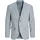 JACK & JONES "JPRMARTIN SUMMER BLZ LINEN BLEND NO06 SN", Herren, Gr. 52, faded denim fit:slim fit, Web, Obermaterial: 70% Baumwolle, 30% Leinen, unifarben, slim fit normal, V-Ausschnitt, gerader Abschluss, Sakkos Sakko, Baumwollmischung, slim fit