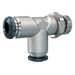 T-Steckverschraubung »universal short« L-Form, drehbar 1/2", Schlauch 10