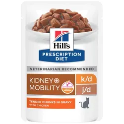 Hills Prescription Diet k/d Plus Mobility Katzenfutter Frischebeutel 8