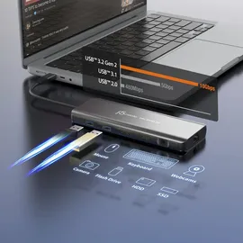j5create USB-C Dual 4K Hdmi 10Gbps Mini Dock