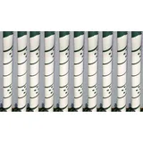 EXCOLO 10er Set Baumschutzspiralen 60cm Weiß | Stamm- und Rindenschutz aus witterungsbeständiger PET-Folie | Verbissschutz, Fraßschutz, erweiterbar, atmungsaktiv, Baumspirale für Junge Bäume
