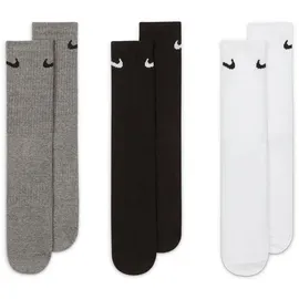 Nike Unisex Everyday Lightweight Crew Socks (3 Pairs) grau