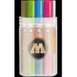 Molotow One4All Acrylic Twin Basic-Set 2 1,5 und 4mm VE=12 Stück Stiftebox 4 mm, 12 x)
