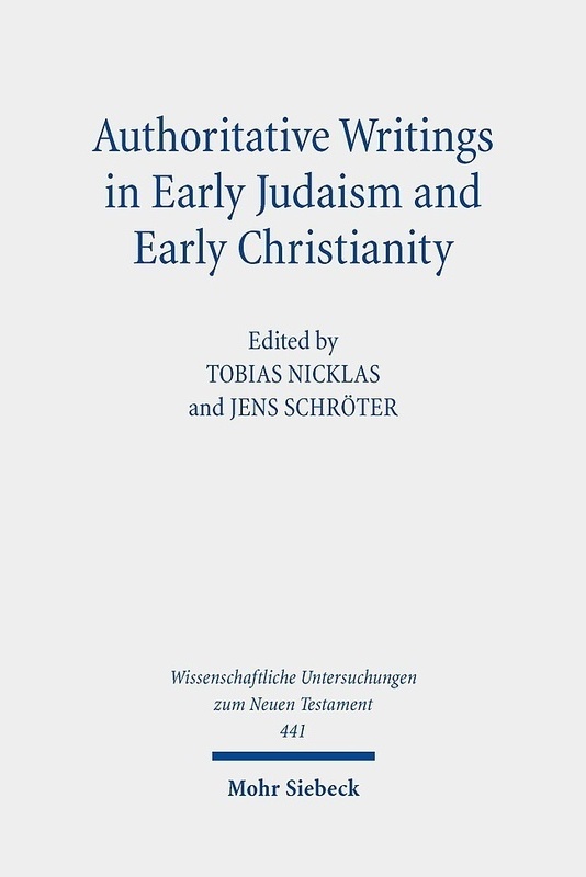 Authoritative Writings In Early Judaism And Early Christianity, Leinen