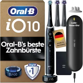 Oral-B iO Series 10 Plus Edition cosmic black + Reiseetui + Aufsteckbürsten 3 St.