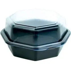 DUNI Octaview Menübox für warme Speisen, 580 ml 148049 , 1 Karton = 6 x 35 = 210 Stück