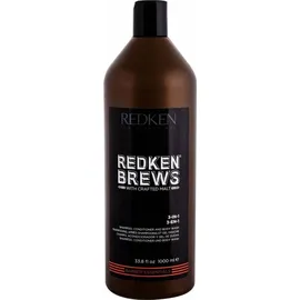 Redken Brews 3-in-1 Shampoo, Conditioner & Body Wash 1000 ml