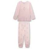 Sanetta Mädchen-Schlafanzug Langarm rosa Fee | Hochwertiger und bequemer Schlafanzug aus Baumwoll-Modal-Mix. - 140