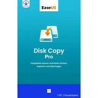 EASEUS Disk Copy Pro Windows 1PC, Dauerlizenz LifetimeUPG, Digitaler Download