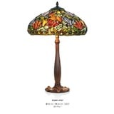 Tiffany Hockerleuchte Höhe 64 cm, Durchmesser 40 cm - Leuchte Lampe