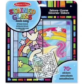 Melissa & Doug Glasmalerei leicht gemacht - Einhorn (MPNR)