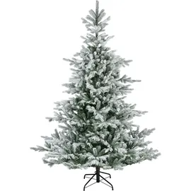 Amicasa Grandis Tanne grün/weiß 180 cm