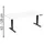 Geramöbel Schreibtisch Elevate Plus, elektrisch höhenverstellbar, HxBxT 630-1.280 x 1.600 x 800 mm, weiß/anthrazit