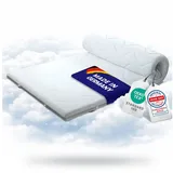 EVAN BROWNS, Topper Premium Matratzentopper aus PU-Schaum - Ergonomisch & Waschbar, 5 cm hoch, Polyurethaneschaum, Topper 200 x 200 für Boxspringbett - Atmungsaktive Matratzenauflage 200 cm x 200 cm x 5 cm