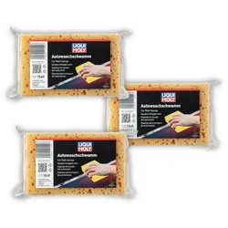 3x LIQUI MOLY 1549 Reinigung Auto-Wasch-Schwamm Autopflege Autoschwamm