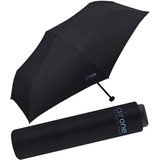 happy rain Air One - 99 Gramm Mini Taschenschirm superleicht - Black