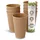 BIOZOYG Kaffeebecher 0,4 l Braun 25 St.