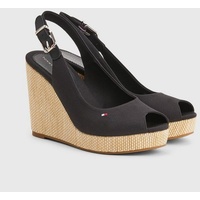 Tommy Hilfiger Damen Sandalette in Schwarz, 39 - Schwarz