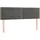 vidaXL Boxspringbett 140 x 200 cm Dunkelgrau