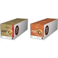 NESCAFÉ Dolce Gusto Dallmayr Crema d ́Oro, XXL-Vorratsbox & Dallmayr Crema d ́Oro intensa (48 Kaffeekapseln, Intensität 9 von 12, 100% Arabica-Bohnen), 3er Pack (3x16 Kapseln)