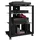 VCM TV Möbel Rack Glas Phono Mediaregal Folas