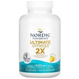 Nordic Naturals Ultimate Omega 2X Omega-3, Zitrone, 2.150 mg, 120 Softgels