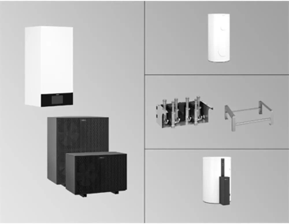 VIESSMANN Paket Vitocal 250-A A19 400V AF mit Vitocell 100-V CVWC 250l - Z033107