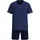 Götzburg Shorty Schlafanzug Blau XL