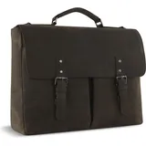 Bugatti Luca Briefcase With Flap Brown