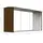 vidaXL Kaminholzregal Verzinkter Stahl 330 x 92 x 153 cm Braun