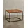 KADIMA DESIGN Couchtisch Industrial Beige Akazie 60 x 41 x 60 cm
