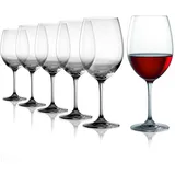 Stölzle Lausitz Bordeauxgläser Event 6er Set 635 ml – Elegante Weingläser ideal für Bordeaux – Rotweingläser aus Kristallglas für maximale Aromaentfaltung – Spülmaschinenfest & Made in Germany