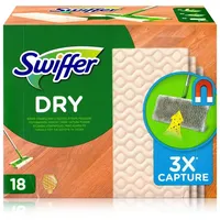 Swiffer DRY Staubfangtücher Mikrofaser, 18 St.