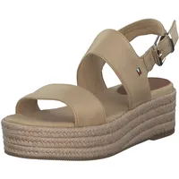 Tommy Hilfiger FW0FW07885 Keilabsatzsandalen für Frauen - leichte Sommerschuhe für Damen harvest wheat GR40 - 40 EU