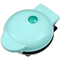 Mini-Waffeleisen, Belgische Waffelmaschine, Waffeleisen mit Antihaftbeschichtung, Mini-Waffelform, 350 W, für Waffeln, Sandwiches und verschiedene