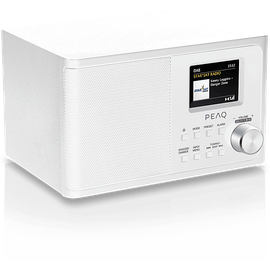 PEAQ PDR170BT-W-1 DAB+ Radio, DAB+, DAB, FM, Bluetooth, Weiß